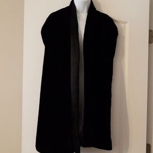Ann Taylor Velvet Black Wrap